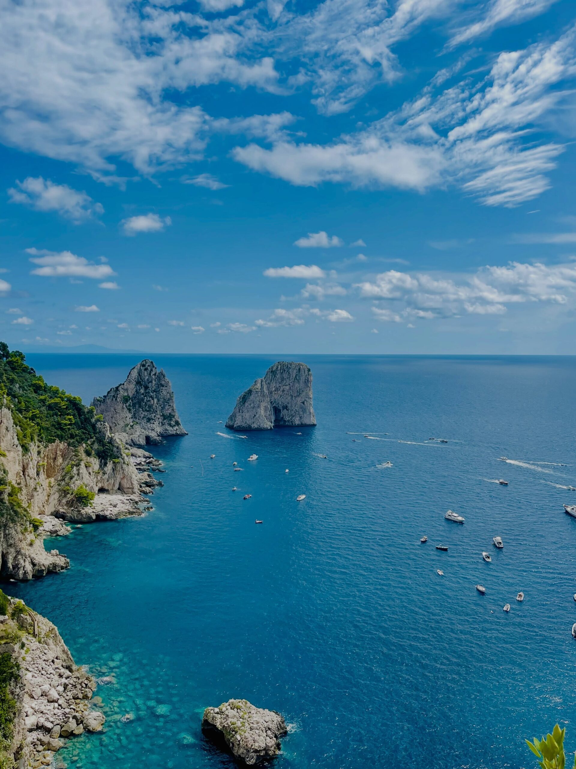 A Day in Capri, in Shades of Blue